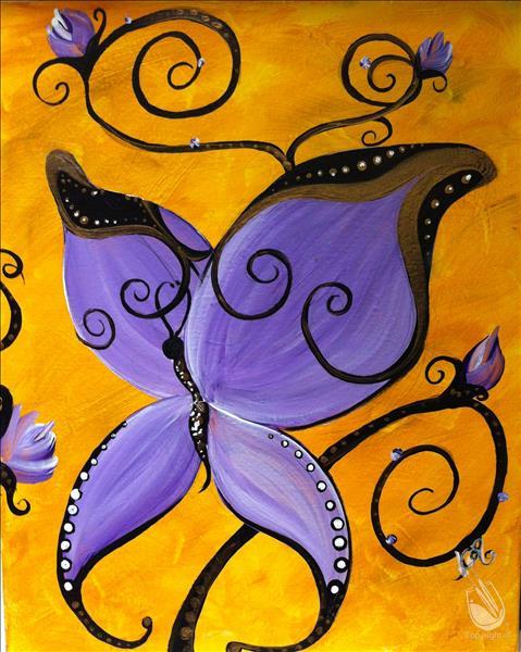 ALL AGES CLASS ($35) Butterfly (Choose Color)