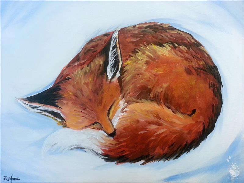 August Masters Paint Program - Day 2: Fox