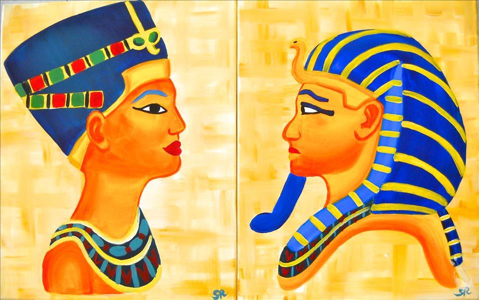 How to Paint DATE NIGHT! Egyptian Royalty - Set