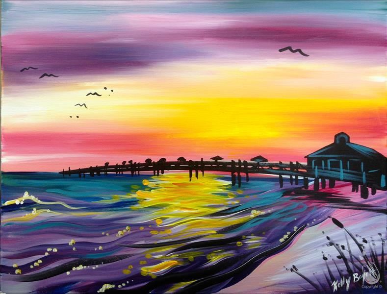 How to Paint SUNRISE AT THE PIER**Public Event**