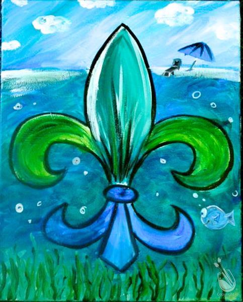 NOLA FUN "Fleur by the Sea" ADD BLING
