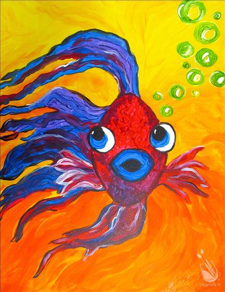 Paint & Meet New Beta Fish @ Studio *Customize