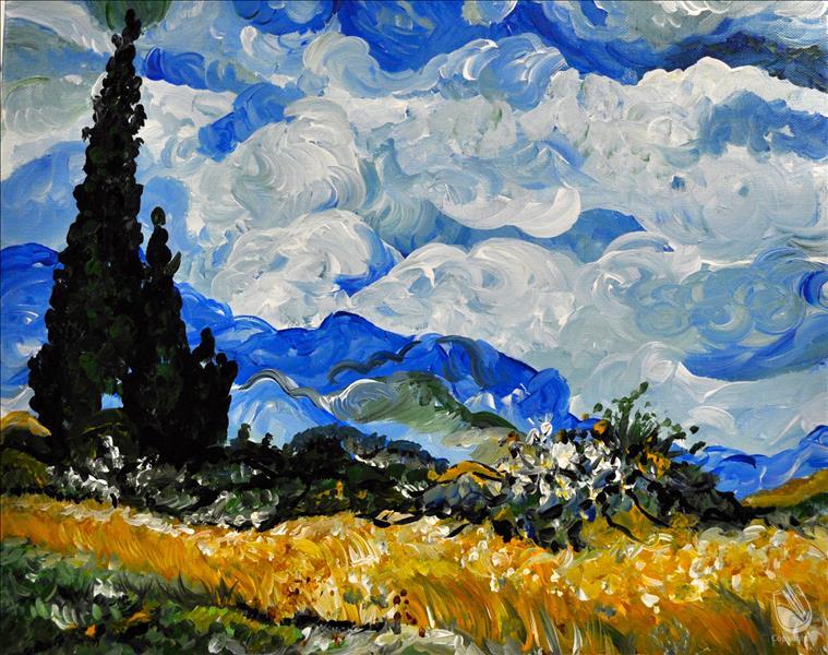 Masters Monday- Al Fresco! Van Gogh's Wheatfields