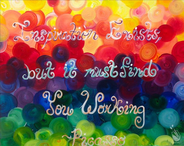 **NEW!** Paint Your Own Quote (Great Gift Idea!) Tuesday, December 10