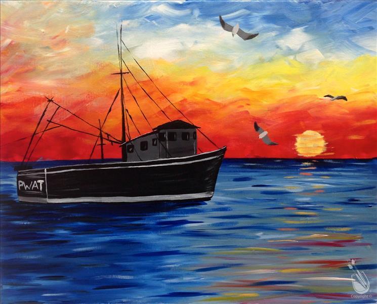 Sunset Trawler