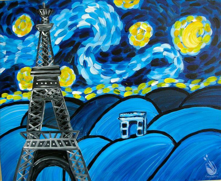 Starry Night Over Paris (WILD WEDNESDAY)