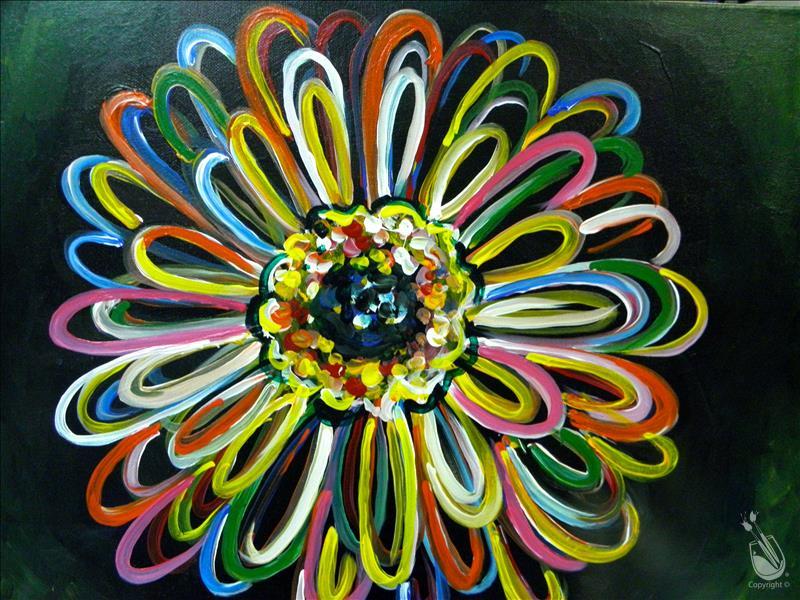 Neon Gerbera