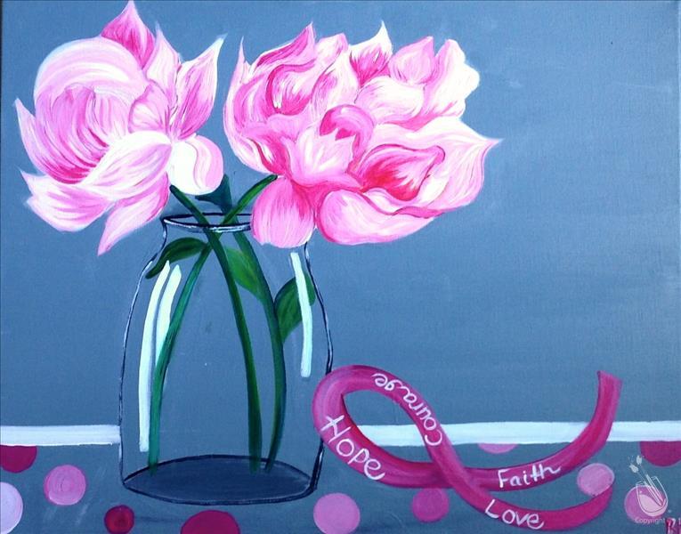 Pink Peonies - Breast Cancer Awareness Month
