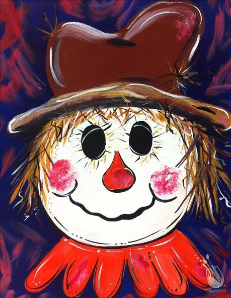 How to Paint Autumn Scarecrow - Mr. Scarecrow