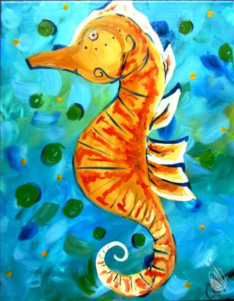 How to Paint NEW Art! Customize Your Seahorse