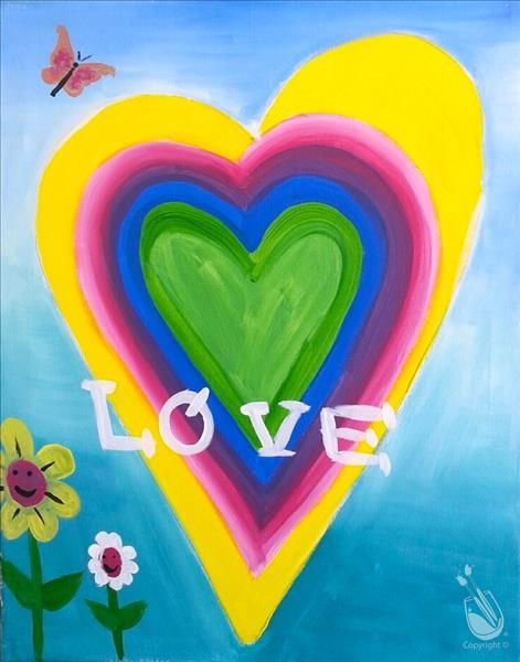 How to Paint KIDS CAMP: Love Grows Daisies
