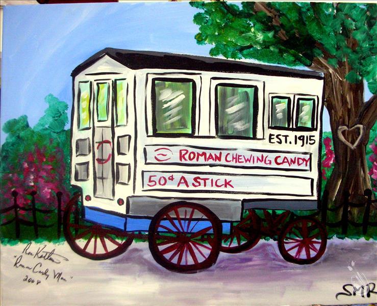 NOLA HOME DECO "The Roman Candy Cart"