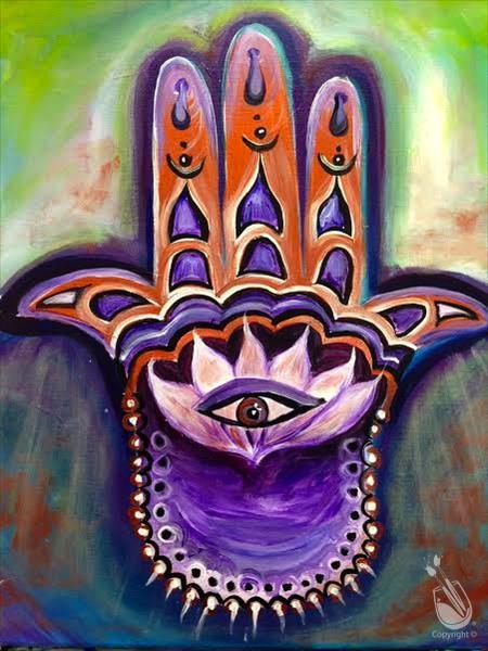 Tranquil Hamsa