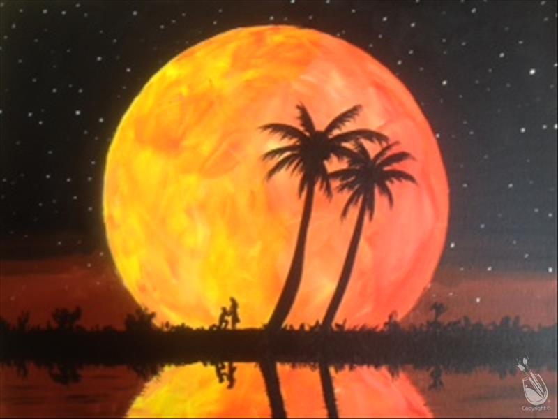 Paint & Candle Bundle - California Moon (21+)