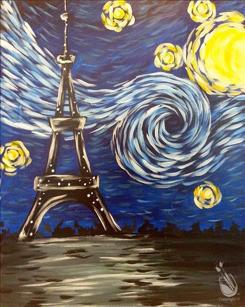 Starry Eiffel Tower