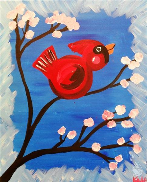 How to Paint Baby Cardinal