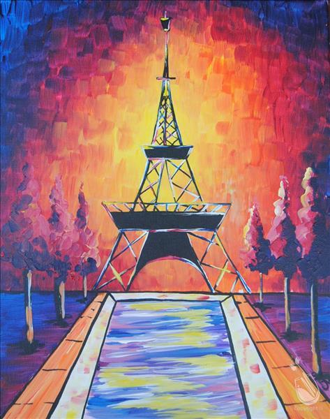 Vibrant Eiffel Tower