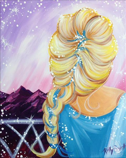 A Day Out With an Ice Queen! Paint an ice princess