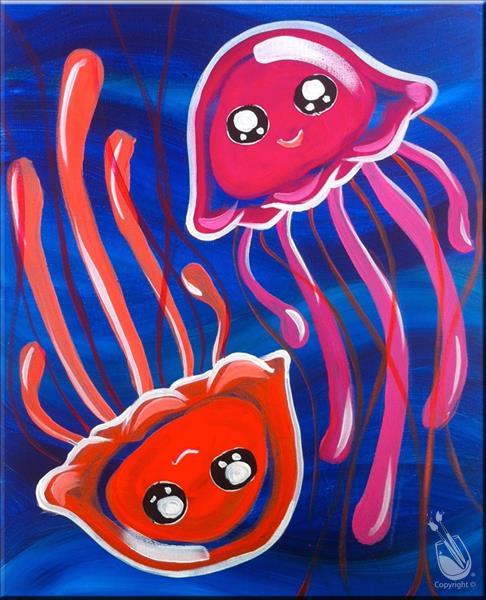 Family Paint Day | Jelly Friends!