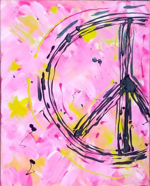 Scribbled Peace Sign