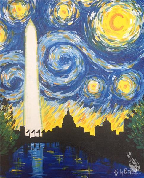 Masters Monday - Starry Night Over Washington