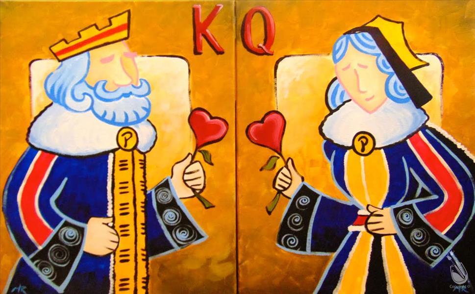 How to Paint DATE NIGHT - Cards of Royalty - Set