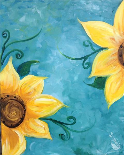 How to Paint Sunny Sunflowers **Canceled**