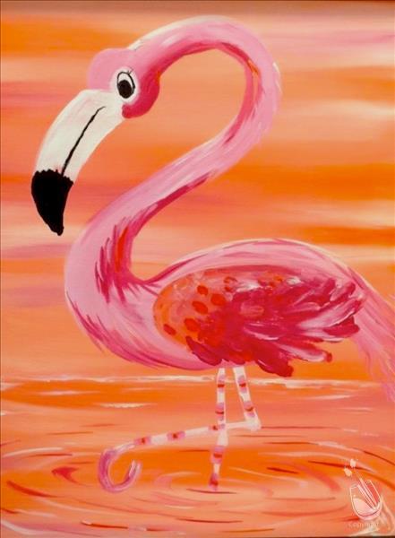 How to Paint Flamingo