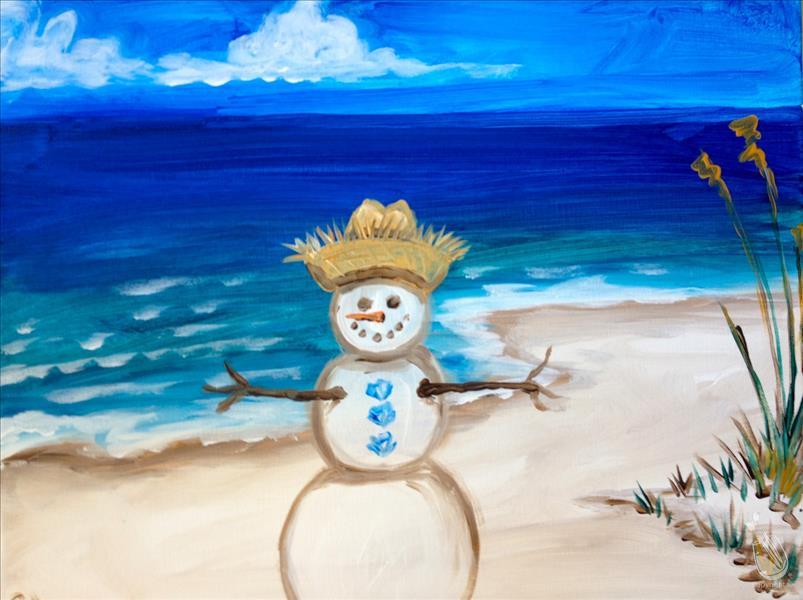 How to Paint Beach Sandman - Christmas in July