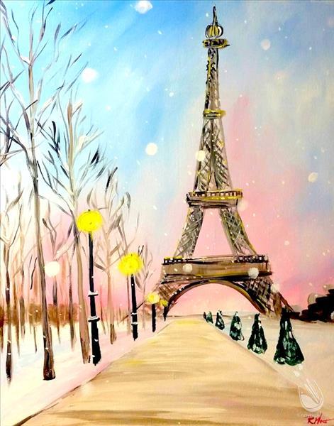 How to Paint Paris Snow