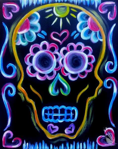 Neon Skull