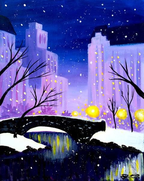 Central Park in Winter - 3 Hour! +DIY Candle