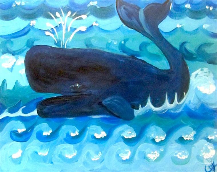 Whale in the Waves