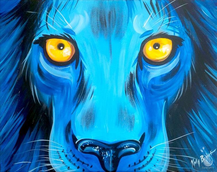 How to Paint BLACKLIGHT Lion Eyes