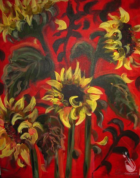 Dancing Sunflowers