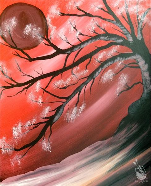 Red Autumn Moon