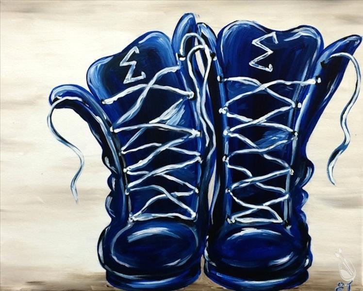 Blue Fraternity Boots