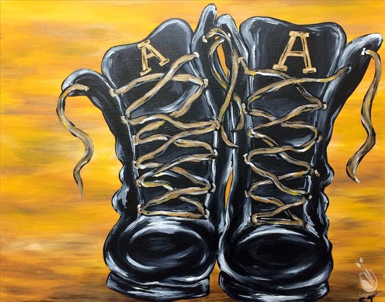 Black Fraternity Boots