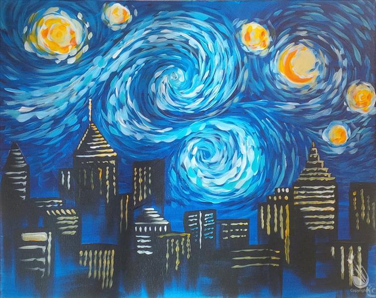 Starry Starry Night Over Atlanta