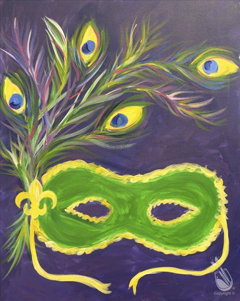 Peacock Feather Mask