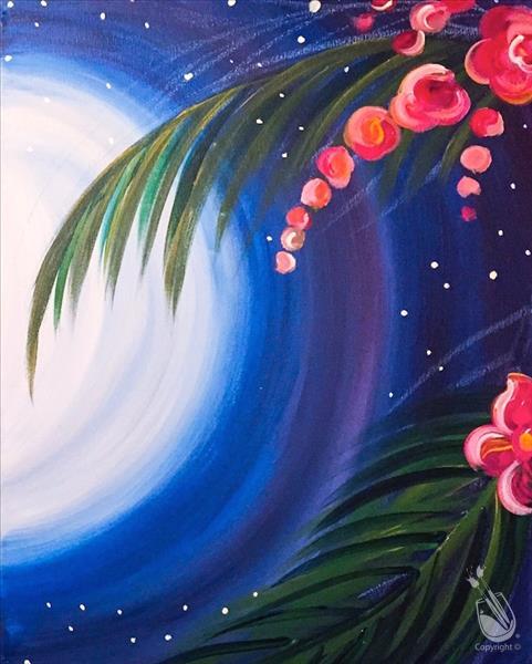 Moonlit Palm Trees - Side 2