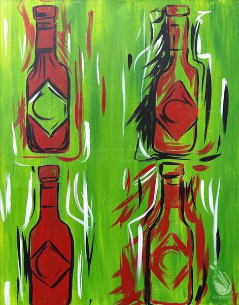 LOCAL ART WITH A LOCAL ARTIST! Hot Sauce Pop Art!!