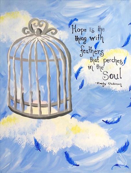 Hope's Wings - Tuesday, June 2, 2015 - Painting with a Twist