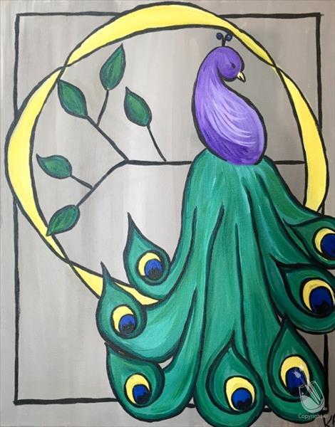 Art Nouveau Peacock