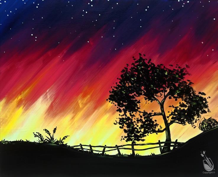 How to Paint Texas Night Skies