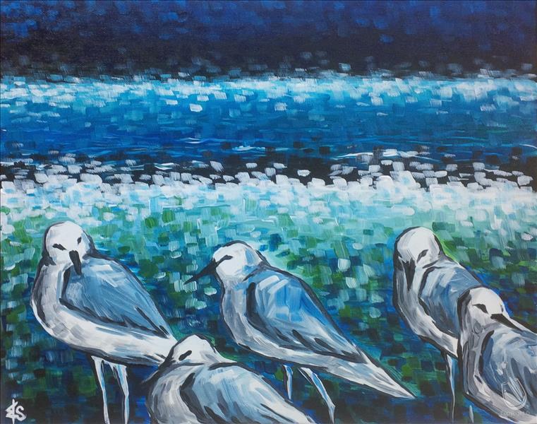 Stylized Shorebirds