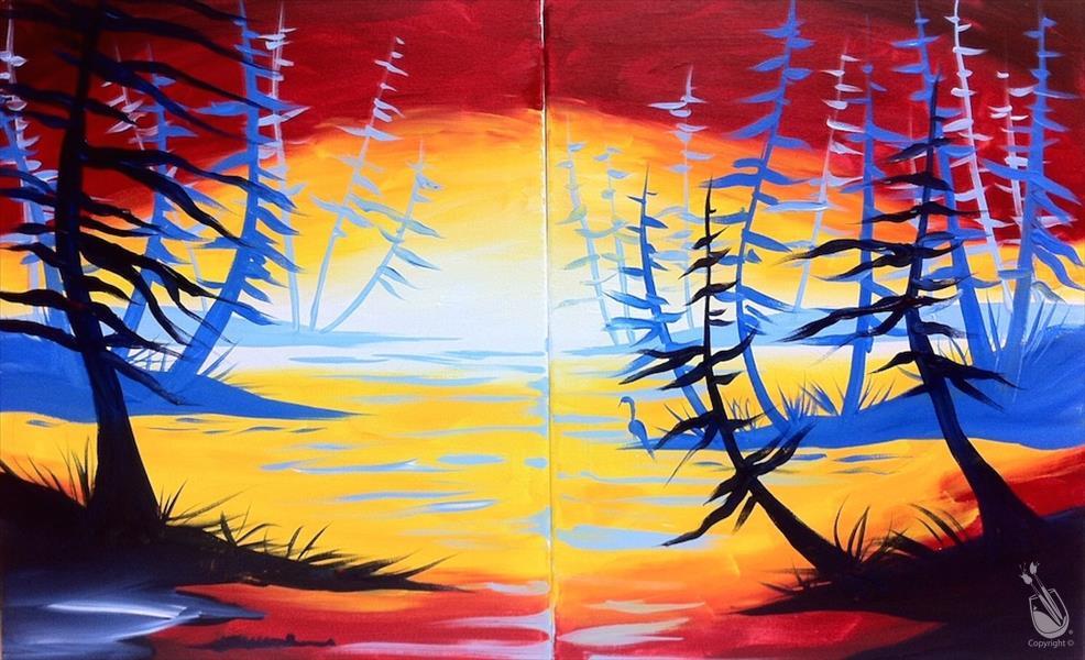 Swampy Sunset - Set