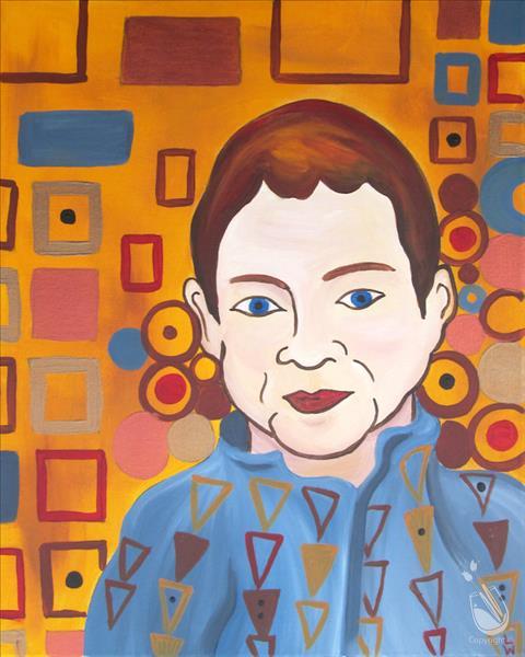 Paint Your Own Klimt, Custom Art Portrait