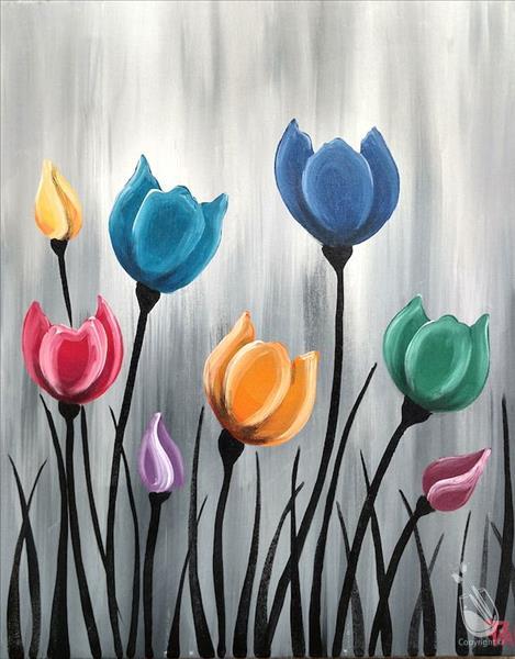 How to Paint Susan's Colorful Tulips - In Studio Event