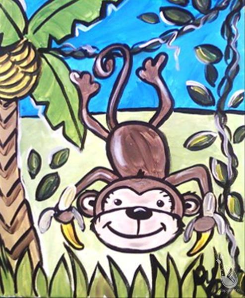 How to Paint KIDS CAMP: Funny Monkey (Ages 7+)